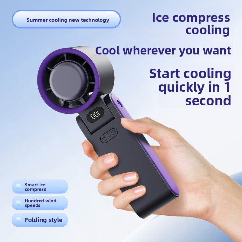 Foldable Cooling Neck Fan with 100 Speeds