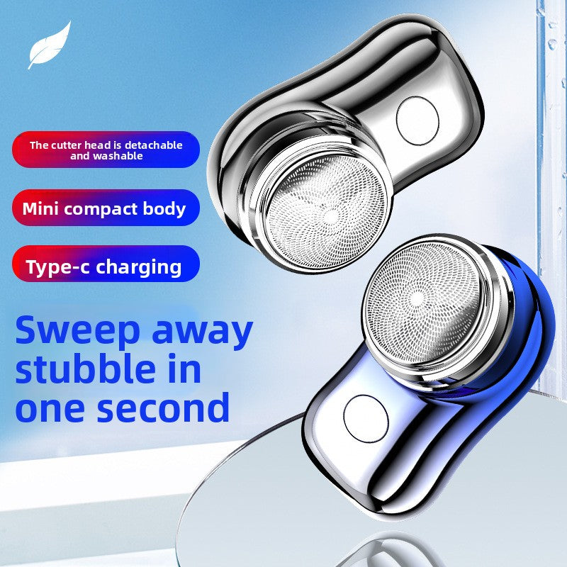 Portable mini rechargeable travel shaver