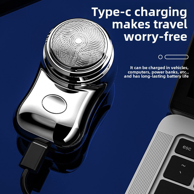 Portable mini rechargeable travel shaver