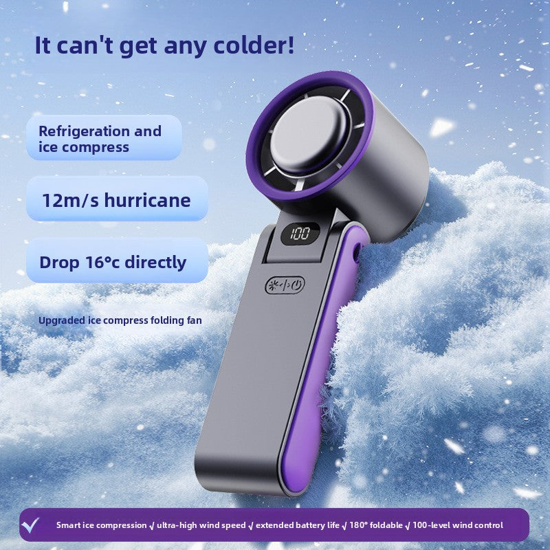 Foldable Cooling Neck Fan with 100 Speeds