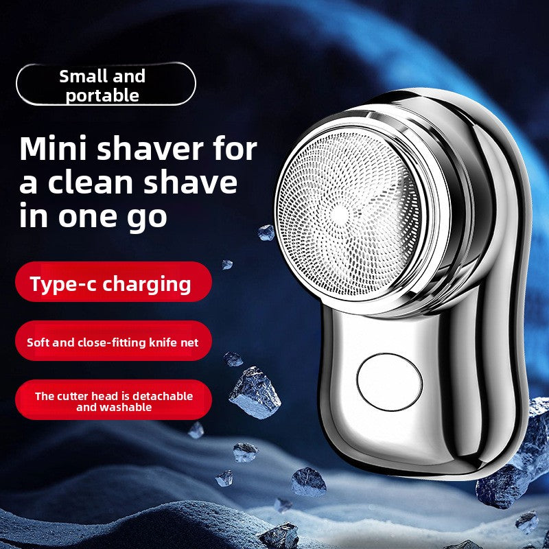 Portable mini rechargeable travel shaver