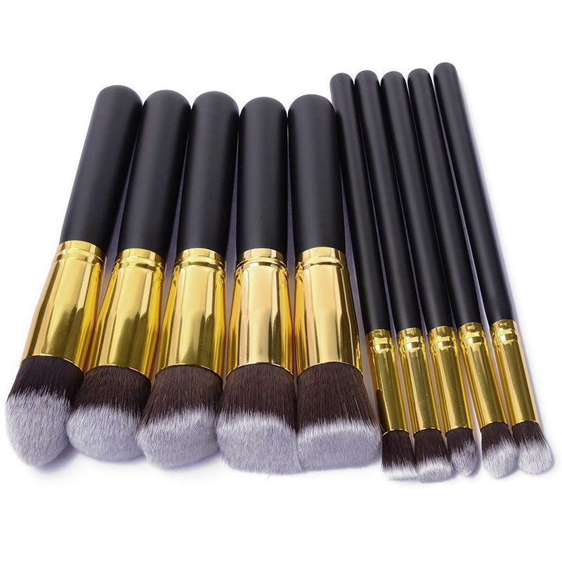 120-color metallic eyeshadow palette with 10 makeup brushes